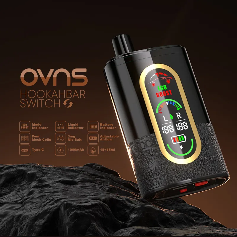 2025 Newest 50K 50000 Puffs Low MOQ Nic Ice Level Adjustable Airflow Control Pod Mtl 50mg 5% High Quanlity Adjustbar Ovns Disposable Vape Vaporizer